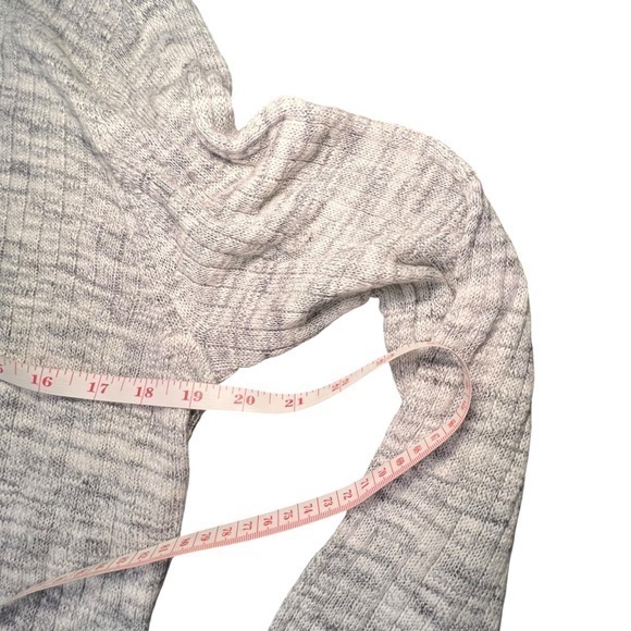 Sonoma Women’s The Everyday Cardigan Sweater Grey Size Large Ribbed NWT Open - Picture 9 of 15